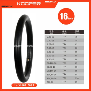 Внутренняя трубка KOOPER Natural 60/100-16 90/90-16 90/100-16 110/80-16 110/90-16 с ISO