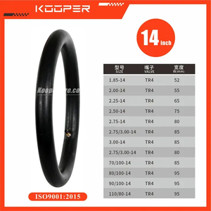 Натуральная камера для тяжелых мотоциклов 1,85–14 2,00–14 2,25–14 2,50–14 2,75–14 3,00–14